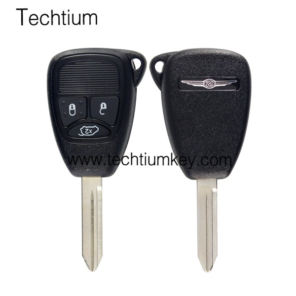 with battery clamp 3 button remote key shell for Chrysler